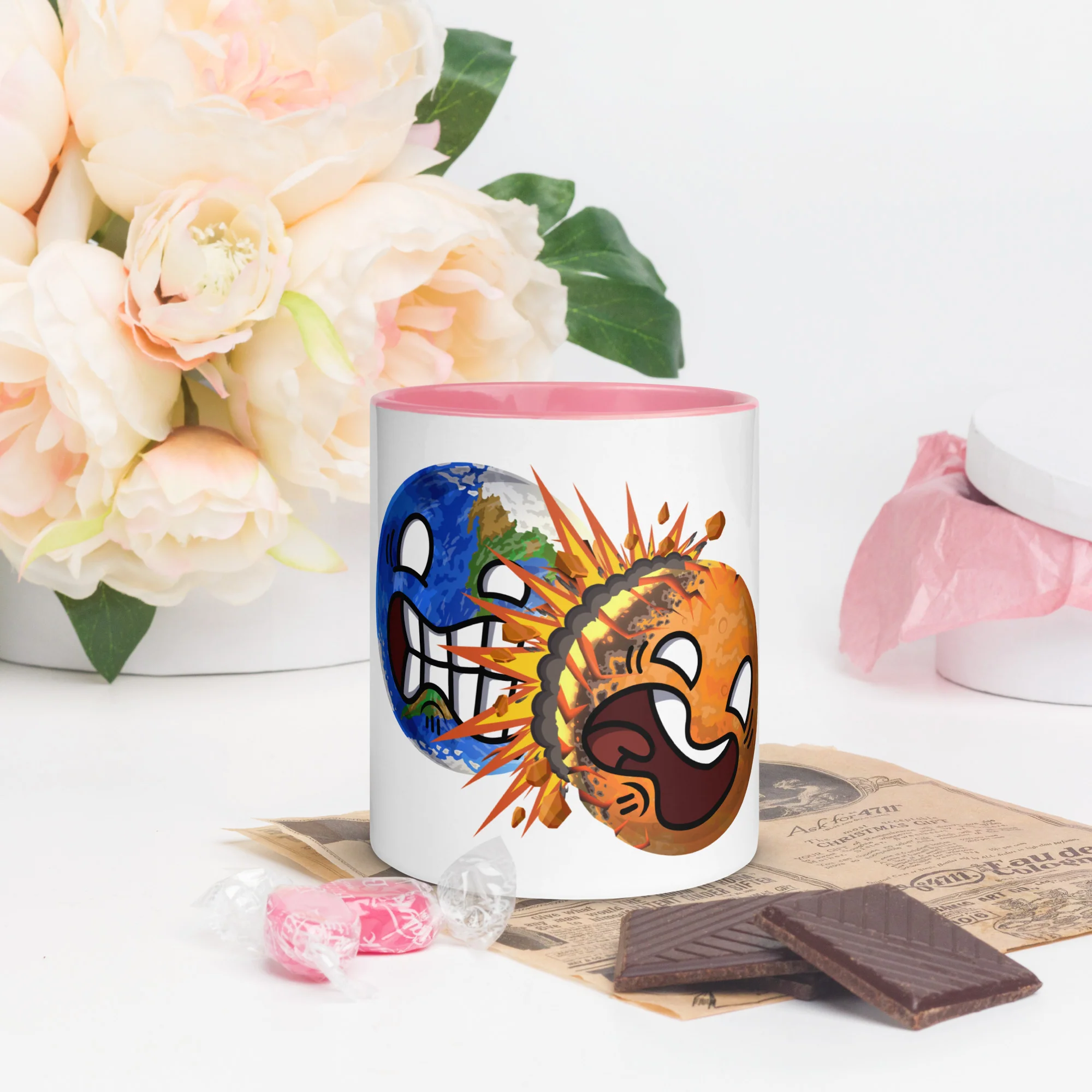 Colliding PlanetBalls In-Color Mug - Image 15
