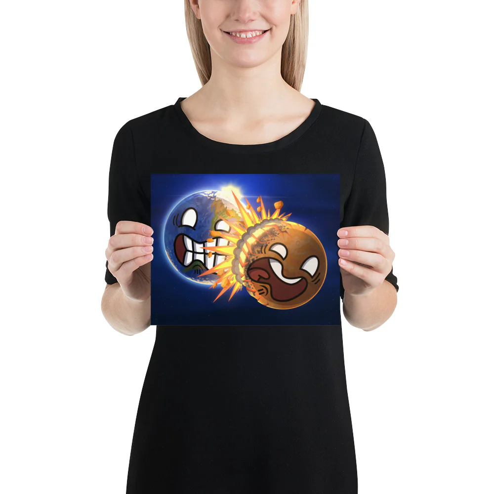 Colliding PlanetBalls Poster - Image 3