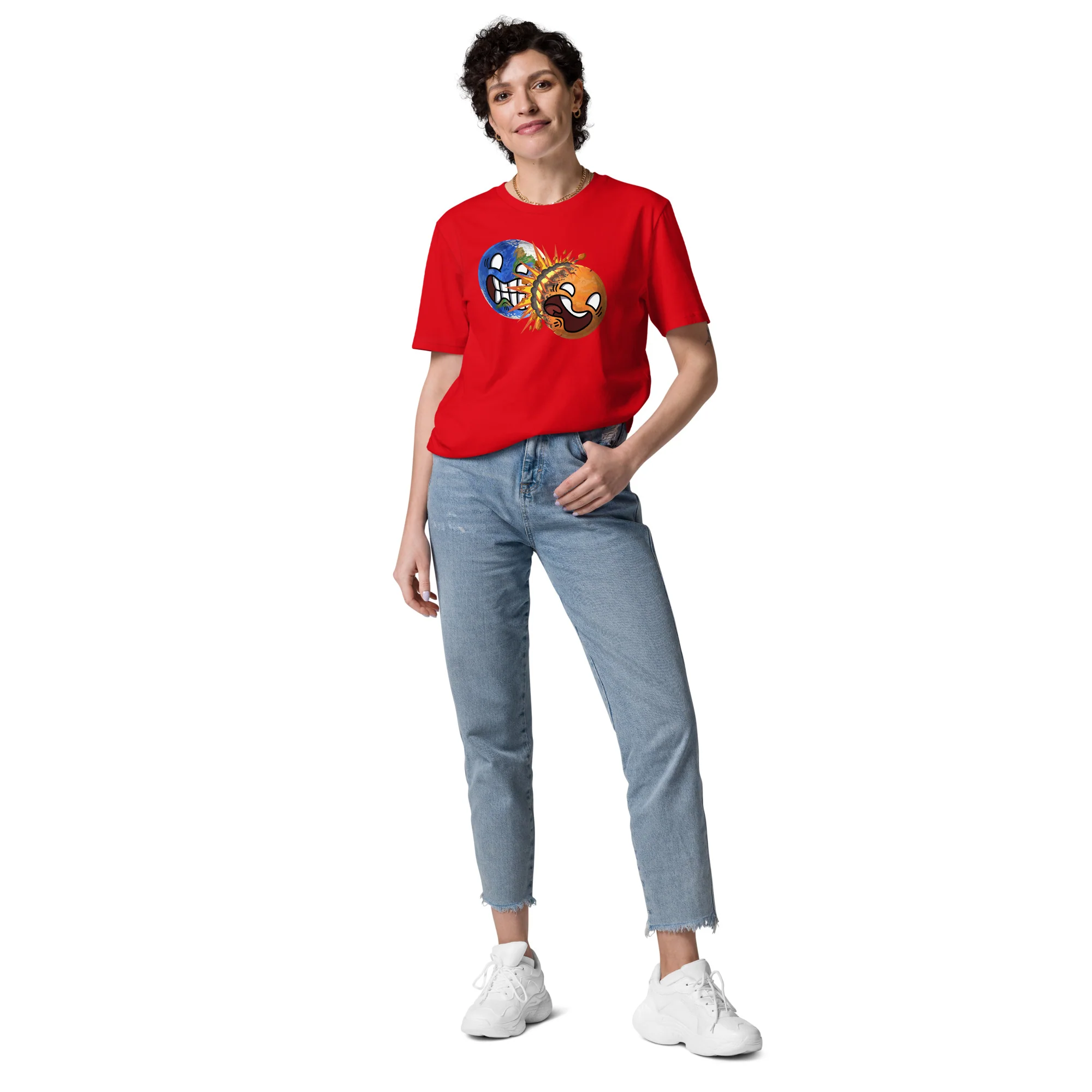 Colliding PlanetBalls Eco Tee - Image 15