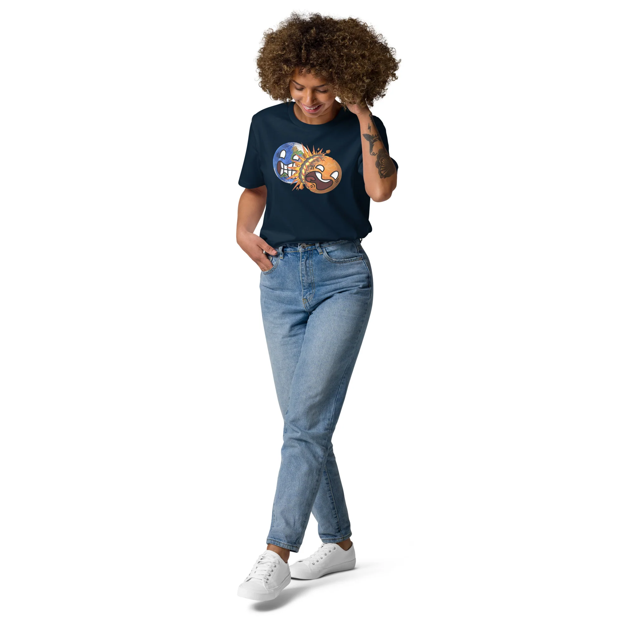 Colliding PlanetBalls Eco Tee - Image 6
