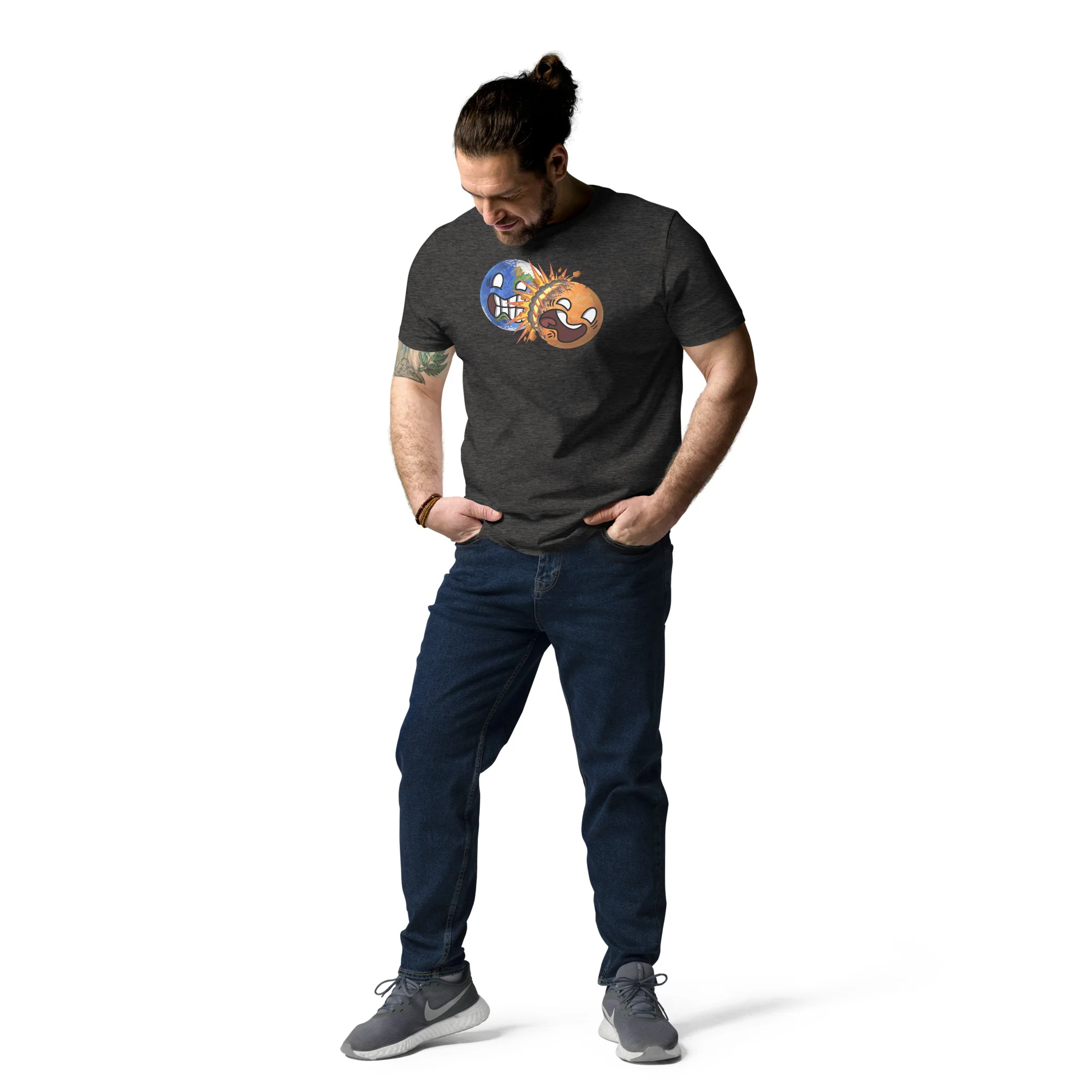 Colliding PlanetBalls Eco Tee - Image 8